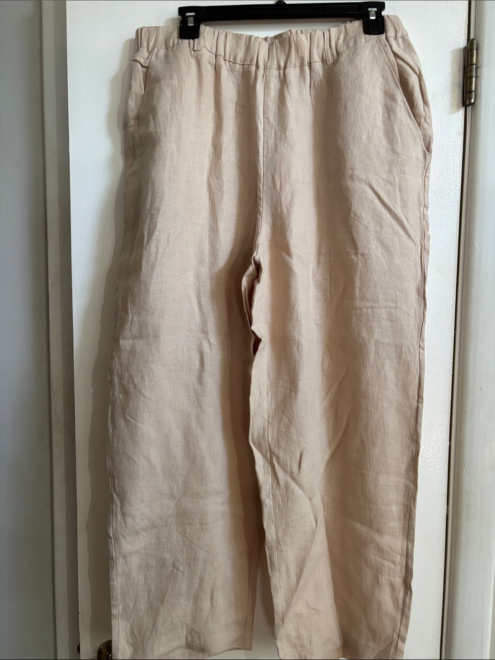 NWT Quince 100% European linen pants size Large